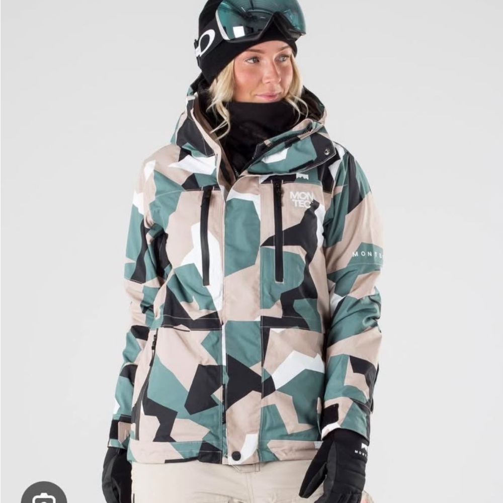 Montec Women's Ski Jacket Atlantic camo fawk w
